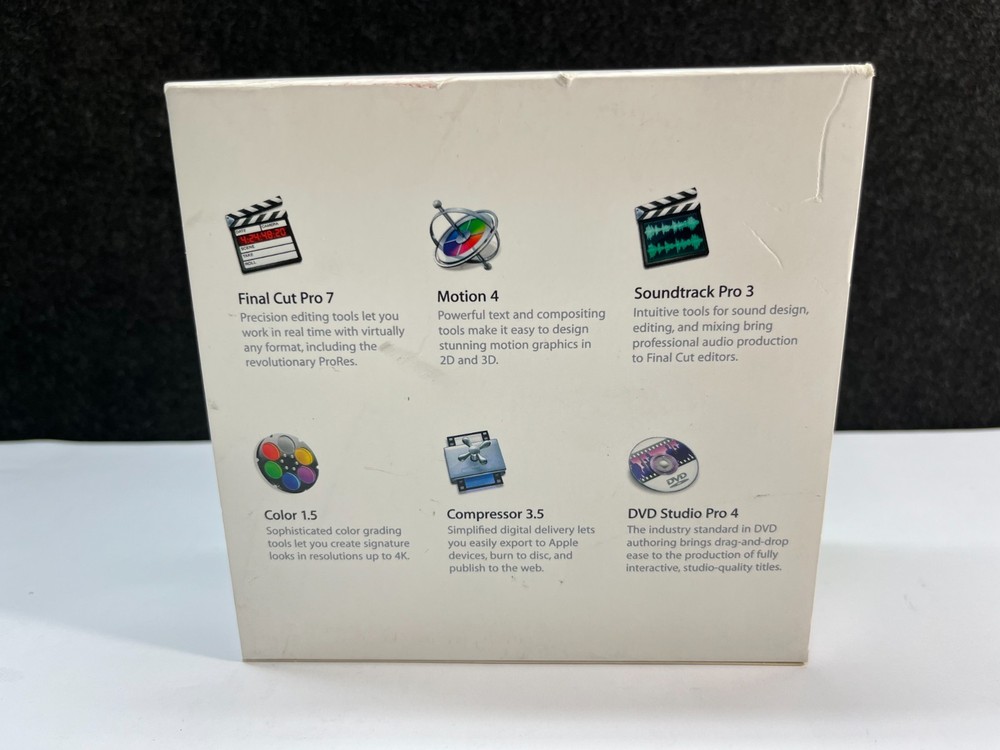 Apple MB647Z/A Final Cut Studio Video Editing Software