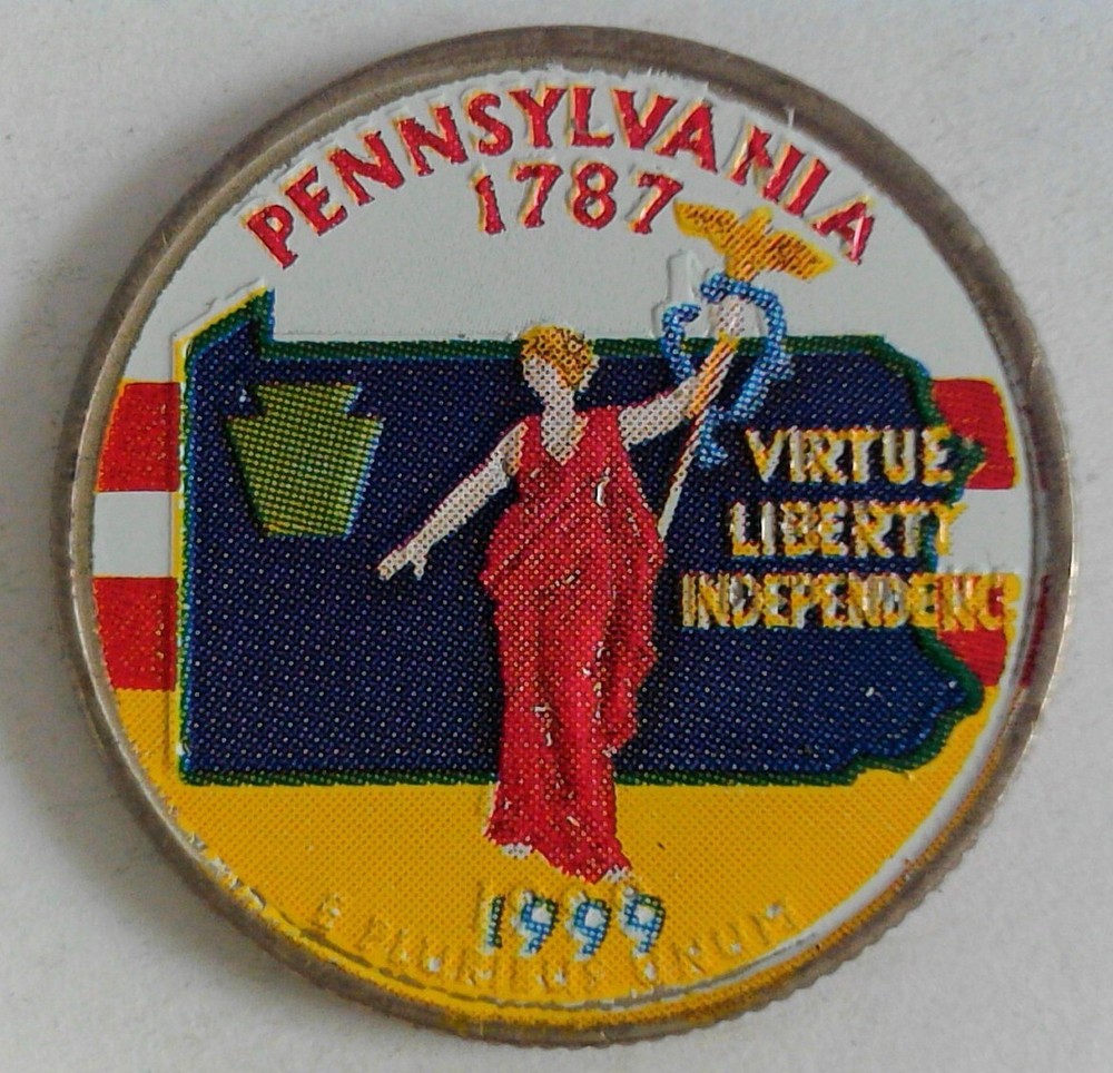 Pennsylvania - 1999 Colorized State Quarter
