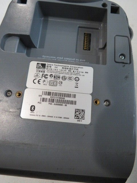Zebra P4T P4T Thermal Barcode Printer BLUETOOTH without battery