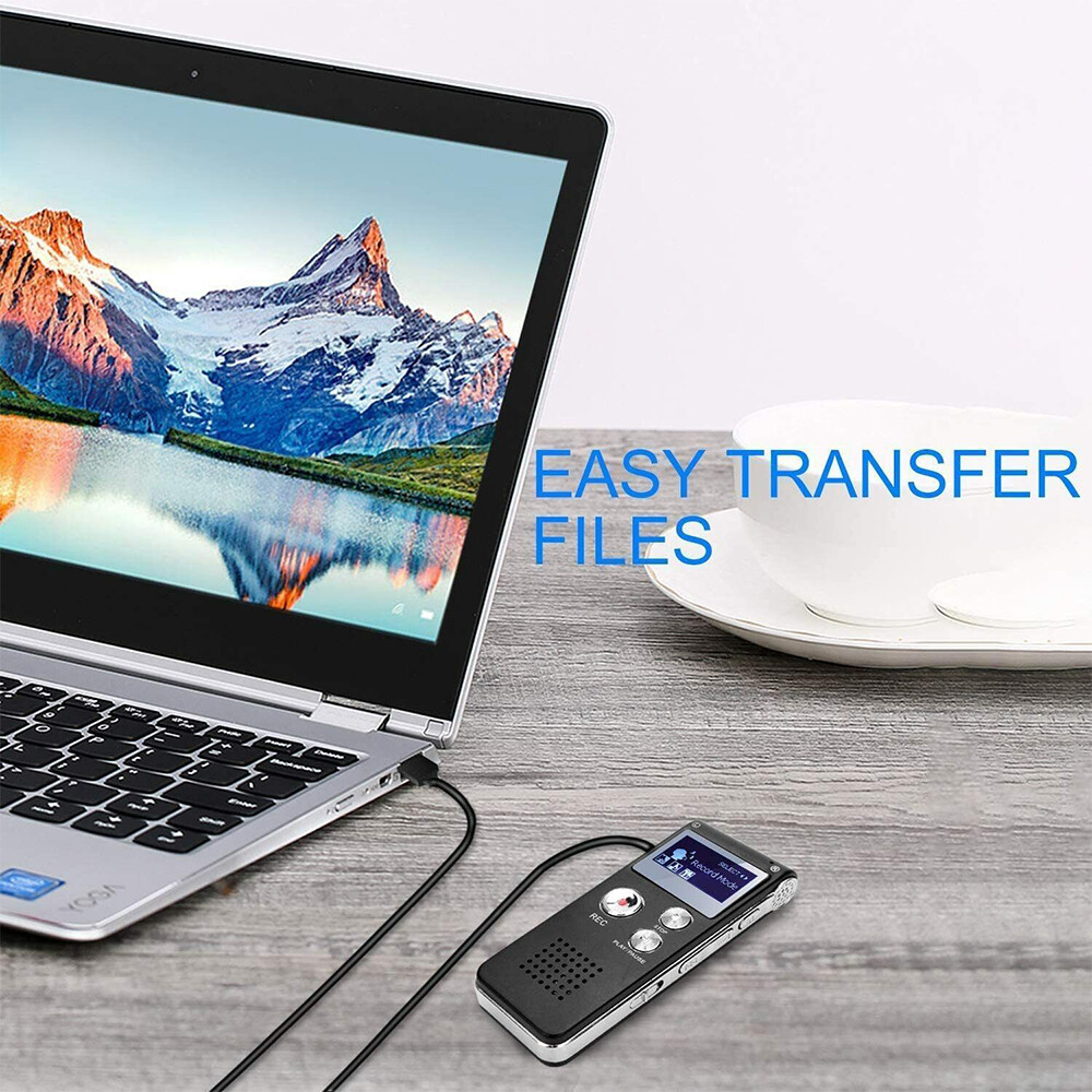 32GB Grabadora Espia De Voz Audio Digital Microfono Grabacion Grabador De Audio