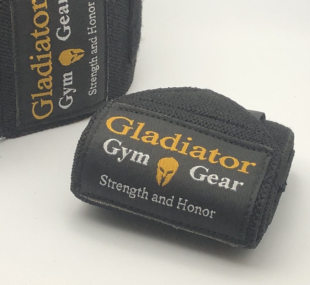 Gladiator Wrist Wraps for Weightlifting/Work Out 18” Length One Size Adjustable
