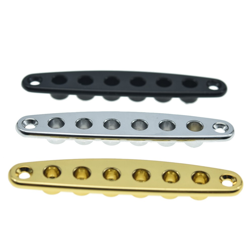 Electirc Guitar Bridge String Through Body Ferrule Plate Bushing Plate