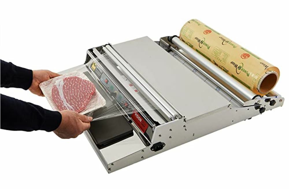 VTH-500, 20 Inch/500 mm (Large Tray) Hand Wrapping Machine Film Wrapper "NEW"