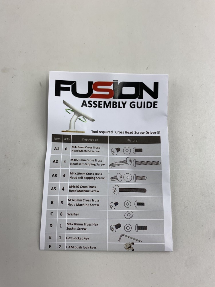 BossTab BFU-4001 Base and Screws
