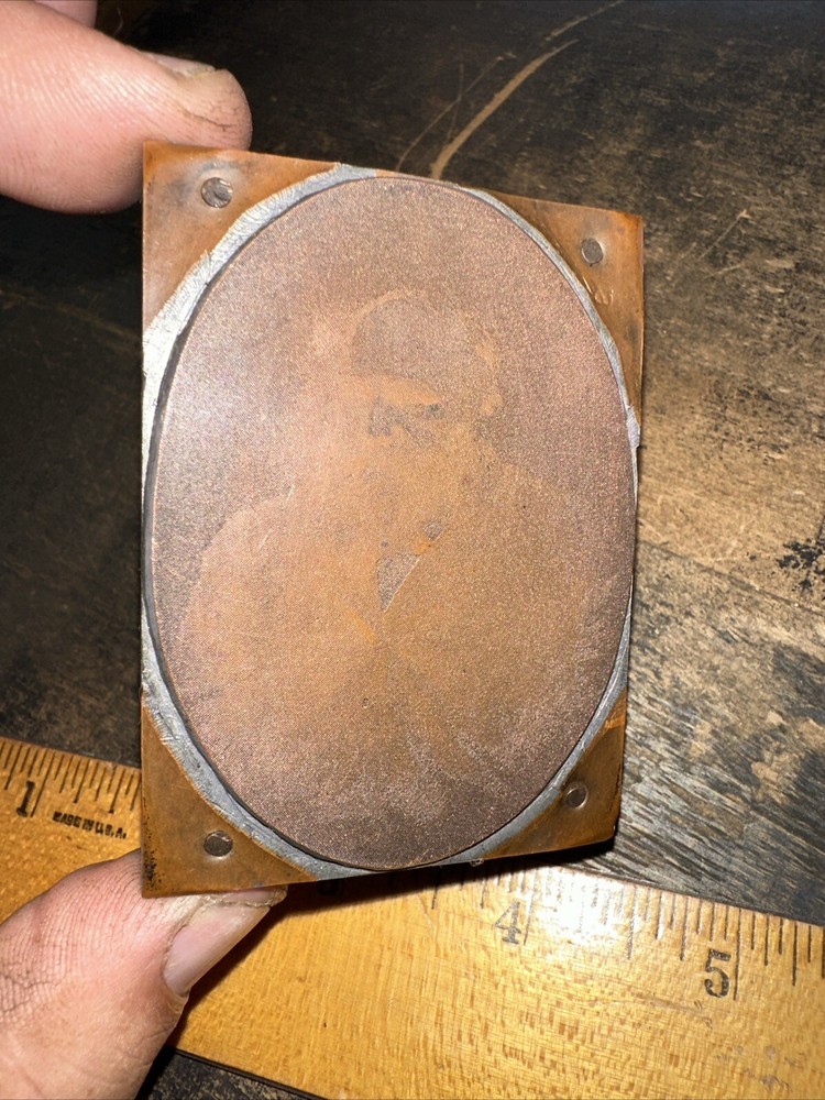 Print Block “ Distinguished Looking Man With Large Beard In A Suit “