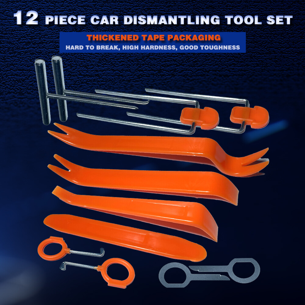 12 PCs Plastic Tools set Fit Rogue Pry Panel Car Dashboard Trim Removal Tool