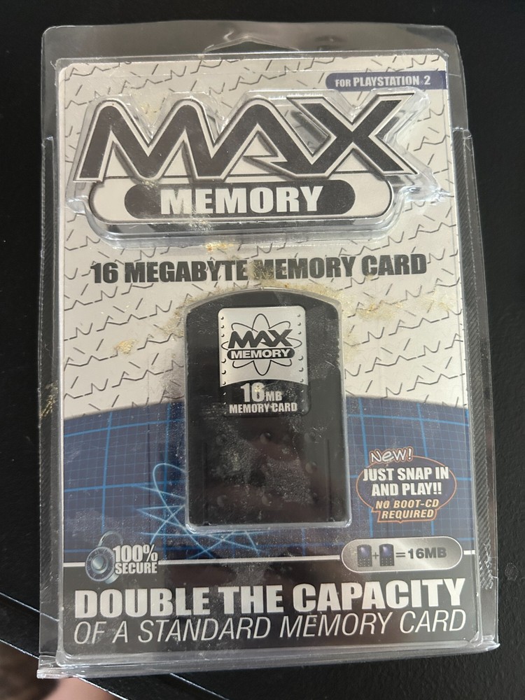 2003 Date 16MB Max Memory Card for Sony PlayStation 2 PS2