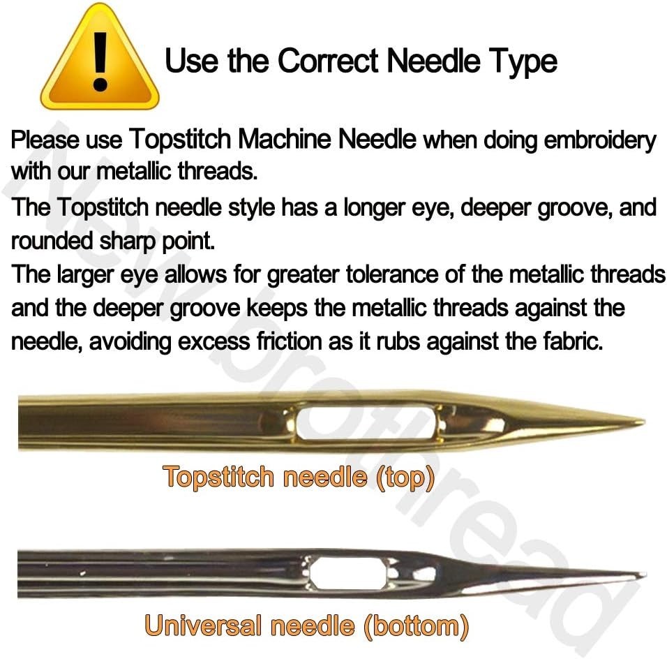 Elite Metallic Embroidery Thread Collection - 20 Colors