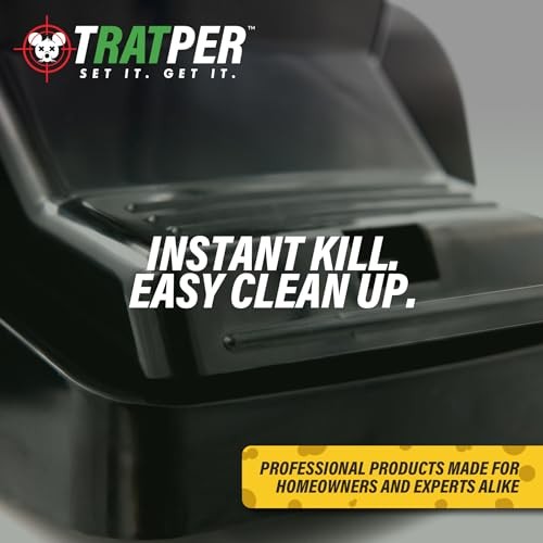 Rat and Chipmunk Traps. Prevents Accidental Triggering with Dual 4 Pack