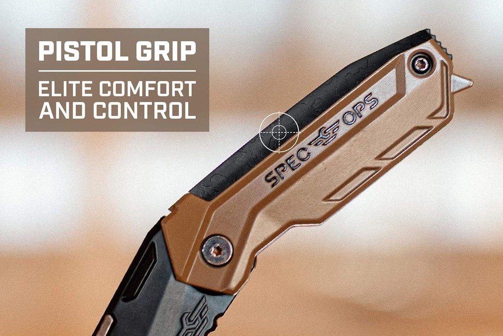 Armor-Grade Compact Utility Knife with 3 Blades - Ultimate Durability