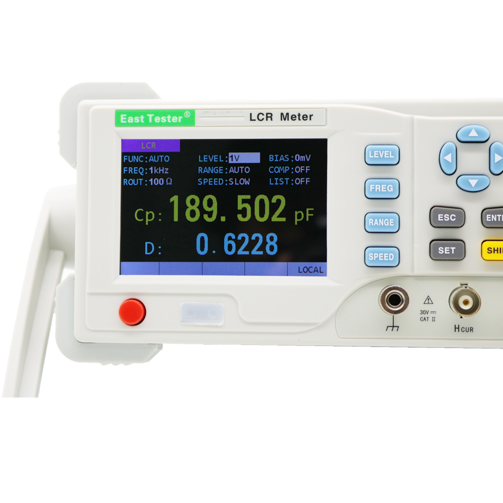 Benchtop LCR Meter 10-10KHz Component Measurement Data Recording Function