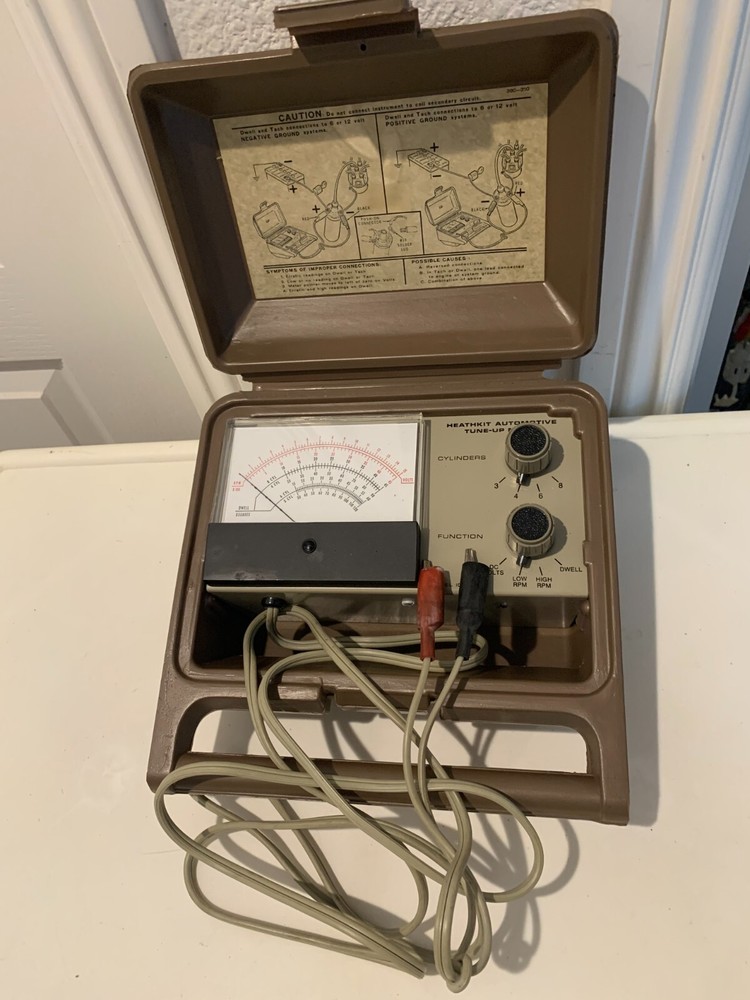 Vintage Heathkit model ID 29 in plastic carry case Untested