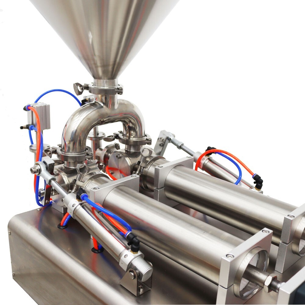 100ml-1000ml Two Nozzle Paste & Liquid Dual Purpose Filling Machine 110V