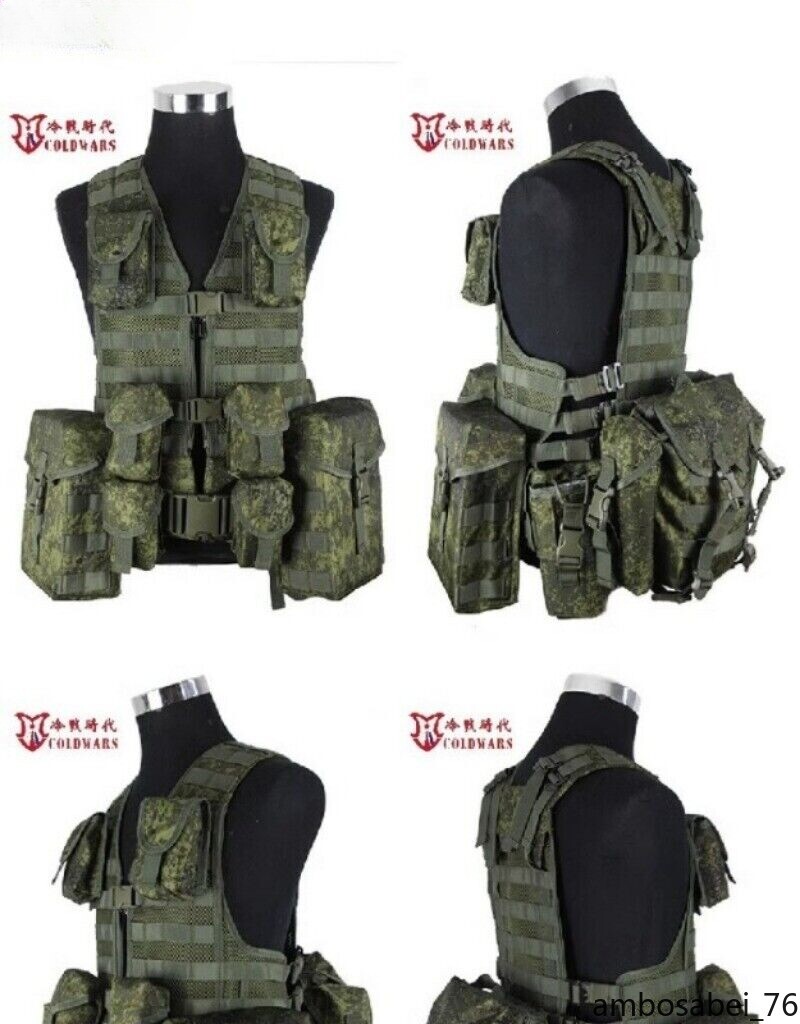 Replica Russian Tactical Vest 6SH117 Ratnik AK Combat Equipment CS Prop Vest