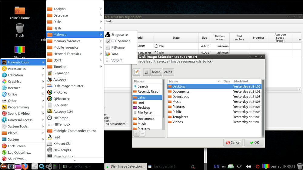 CAINE 13.0 Bootable USB – UEFI & Legacy LIVE/INSTALLER – Digital Forensics Linux