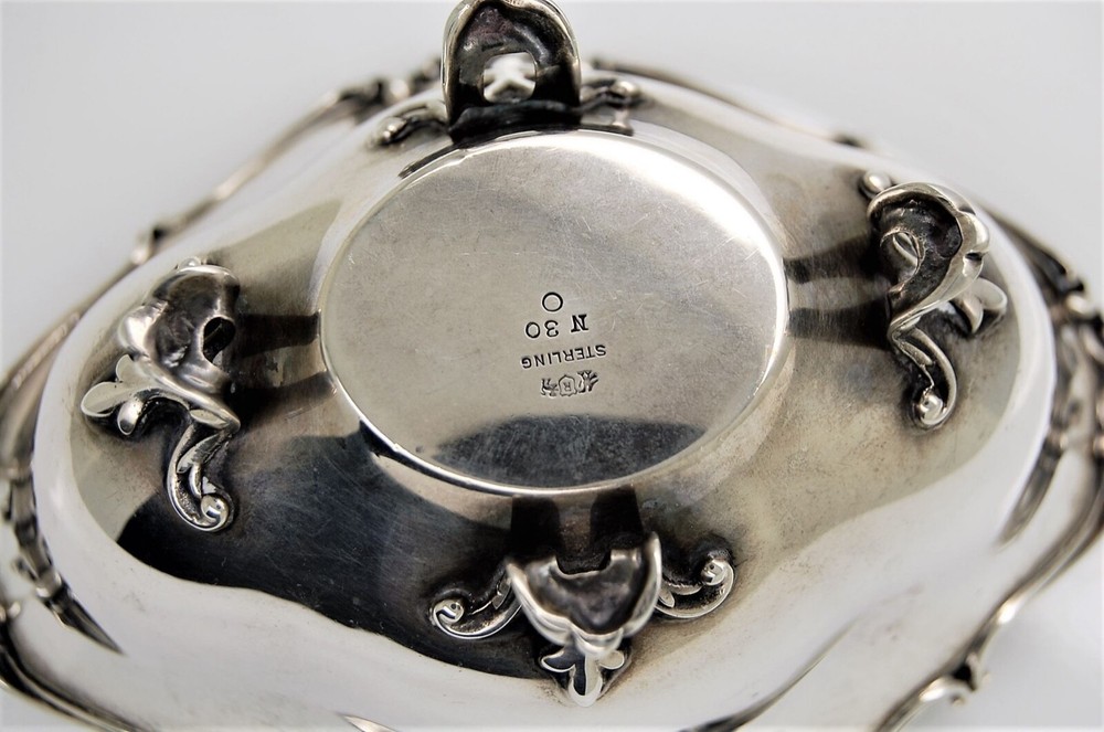 VINTAGE 925 STERLING SILVER CANDY BOWL
