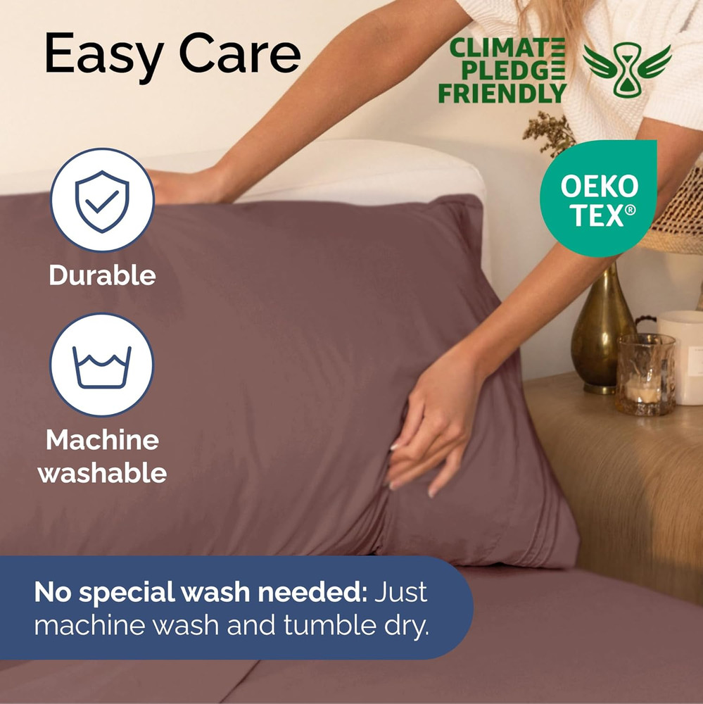 Cal King Size 4 Piece Sheet Set - Extra Soft, Breathable & Cooling Sheets - Hote