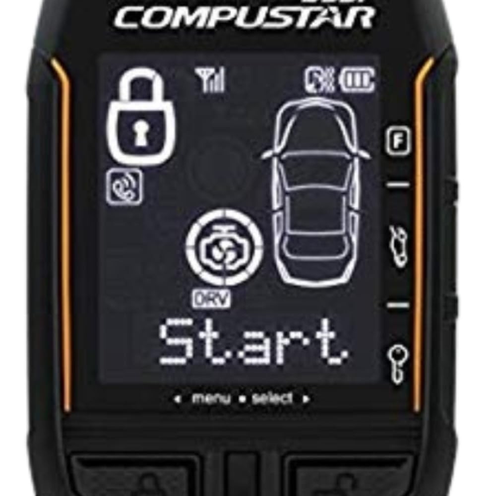 Replacement Remote Control 3 Mile Range Rechargeable for Compustar 2WT11R