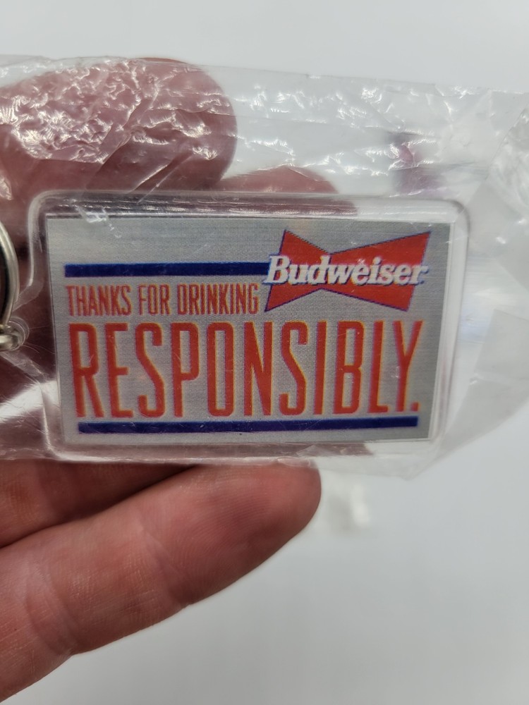 Budweiser Bottle Opener Keychains + Acrylic Keychain