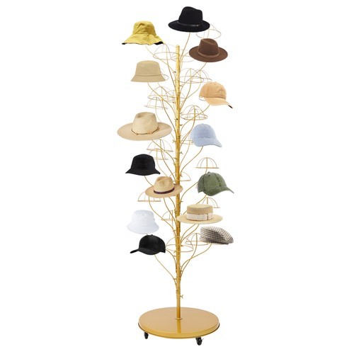 35-hanger Hat Display Stand, Hat Display Rack , Floor-Standing Holder Stand