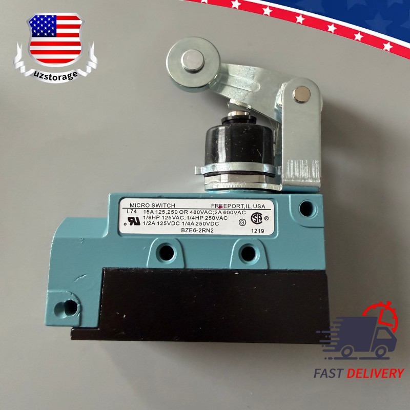 For Honeywell BZE6-2RN2 BZE62RN2 15A Micro Switch Roller Plunger Limit Switch US