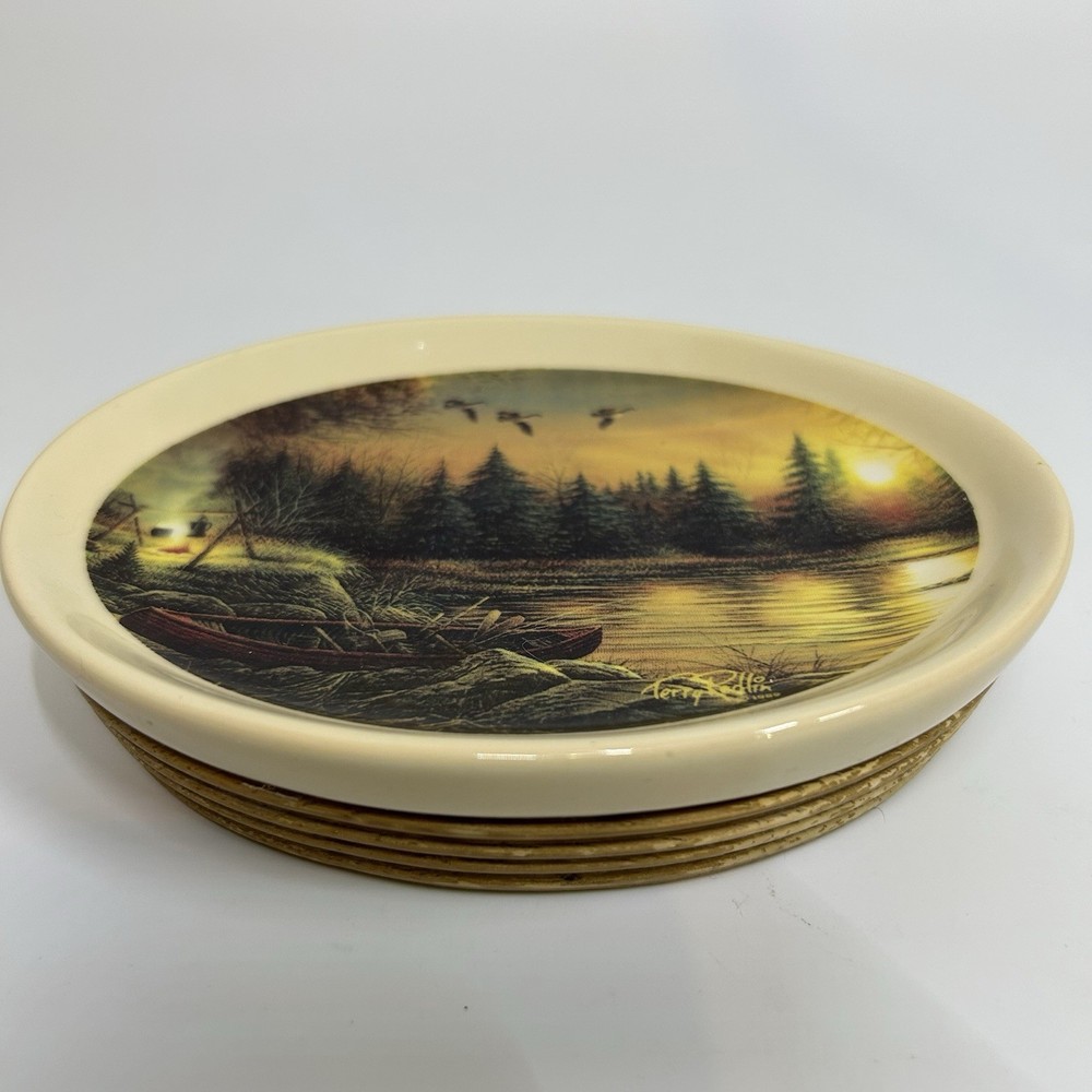 Terry Redlin Soap Dish Signed