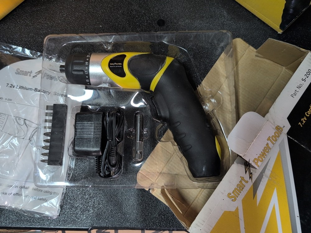 Smart Power Tools S-200 7.2v Cordless Rechargeable Lithium Screwdriver