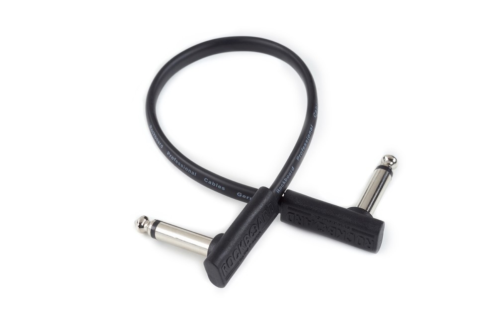 RockBoard Flat Patch Cable 20cm / 7.87" Black