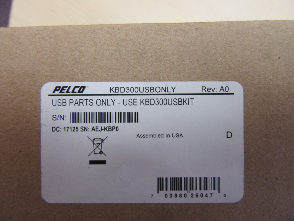 Pelco KBD300USBKIT Only