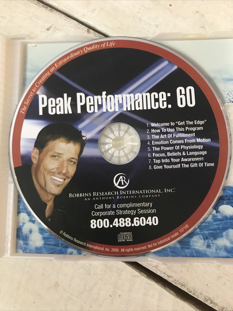 Anthony Robbins peak performance: 60 CD.