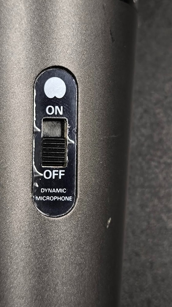 Dynamic DM-2500 Microphone Used Working Grey
