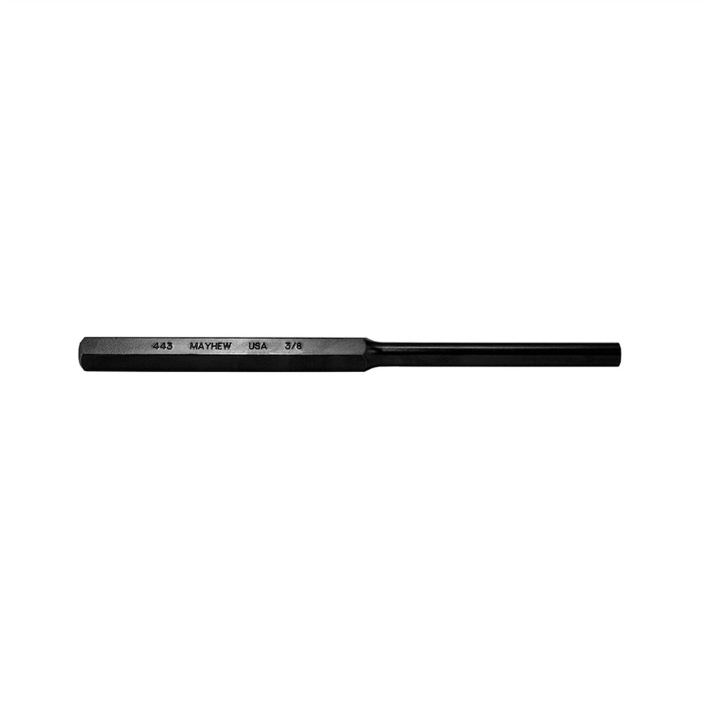 Mayhew EXTRA LONG FULL FINISH PIN PUNCH, 3/8"