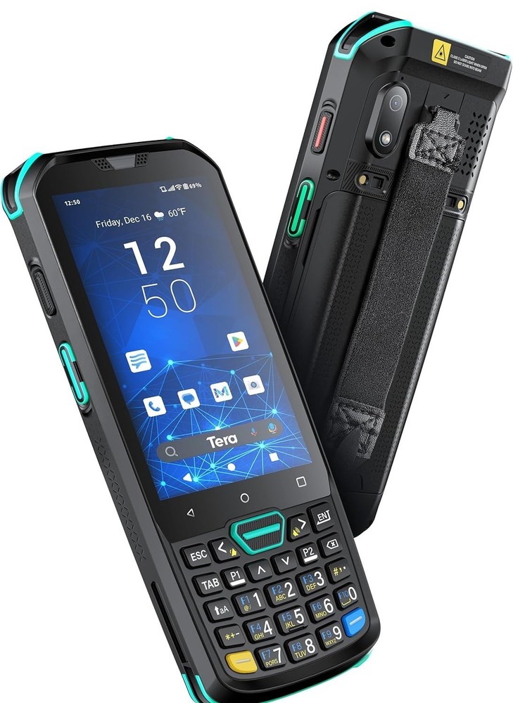 Tera Android 11 Barcode Scanner PDA: HS7 Scan Engine 26 Keys IP67 Rugged 4+64GB