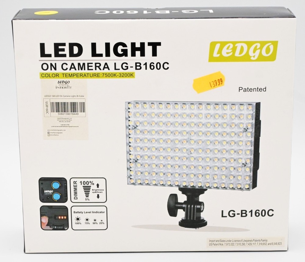LEDGo On Camera LG-B160C LED Light