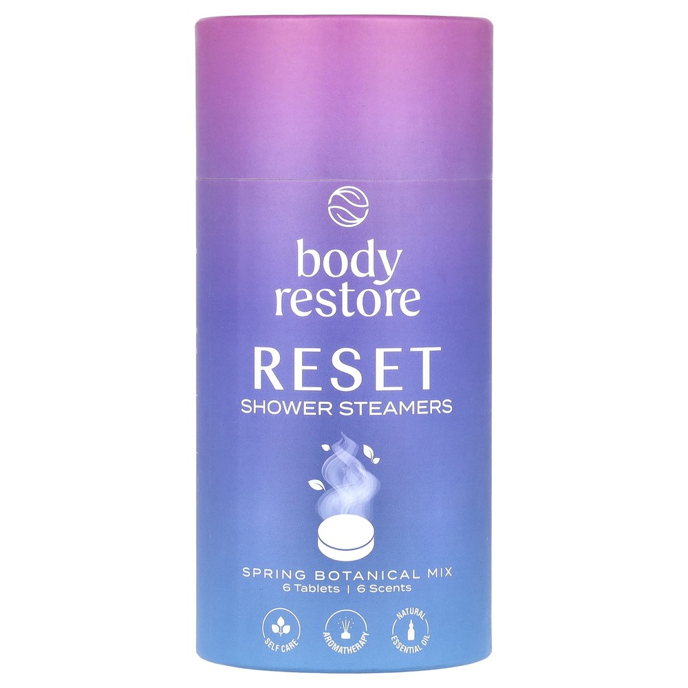 Shower Steamers, Reset, 6 Tablets, 5.3 oz