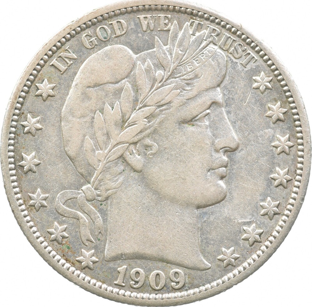 1909 Barber Half Dollar *3427