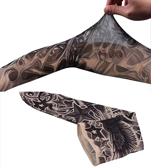 20 PCS Cooling Sleeves Tattoo Arm Cover Basketball Sport Outdoor UV Sun Summer