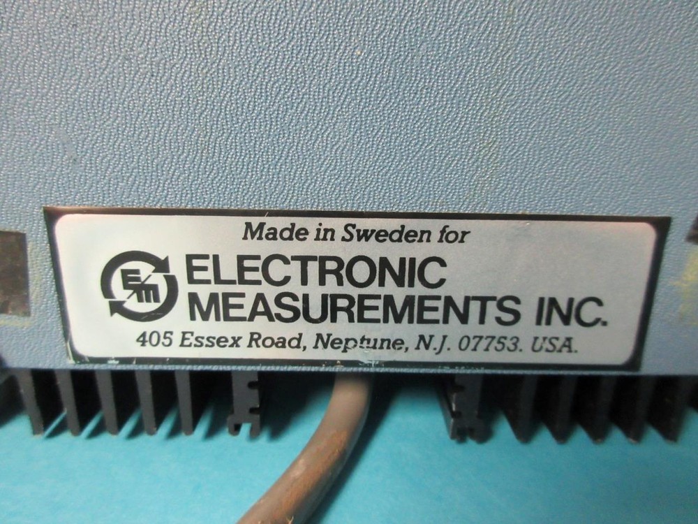 Electronic Measurement EMI Variable Output Power Supply Mdl 40205 Works Tested