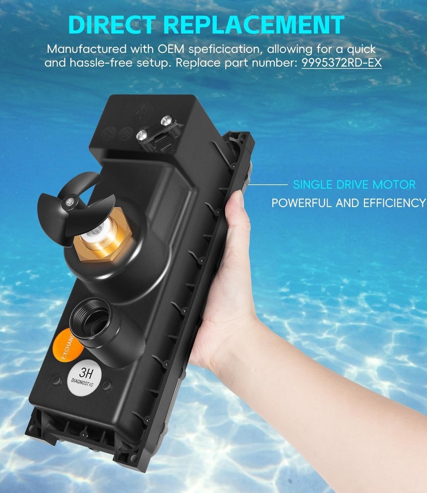 Robotic Pool Cleaner Motor Unit 9995372RD-EX for Dolphin Advantage Plus, Premier