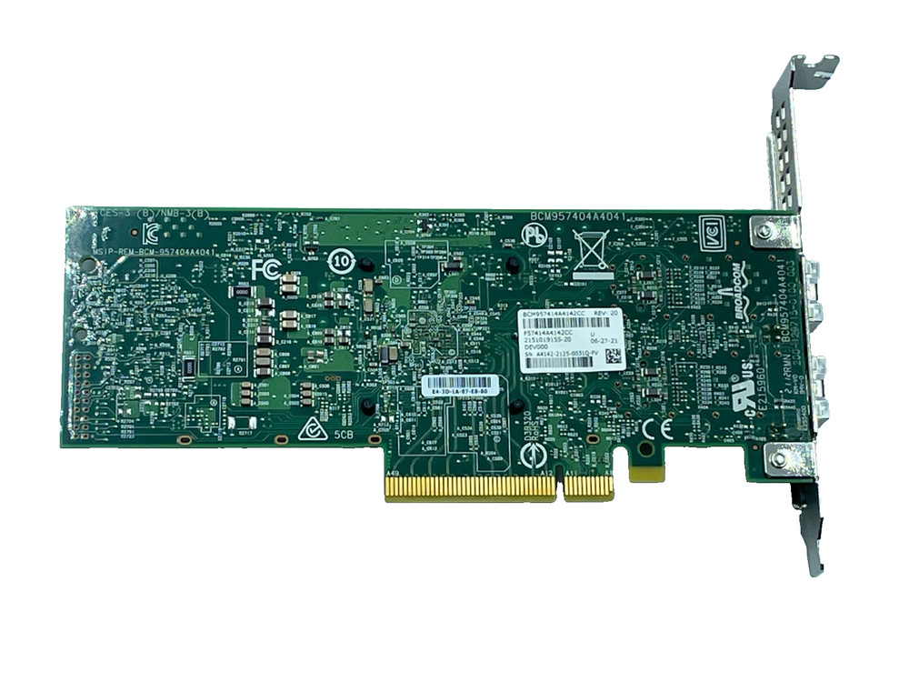 Broadcom BCM957414A4142CC Dual-Port 25GbE Network Interface Card