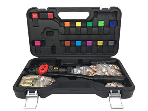 16" Rivet Nut Tool, Professional Rivet Nut Tool Setter Kit Including 13 Metric