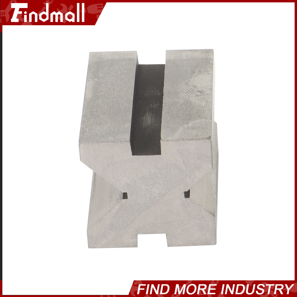 Findmall 1-5/8" x 1-1/4" x 1-1/4" V-Block and Clamp Set Hardened Steel 90 Degree