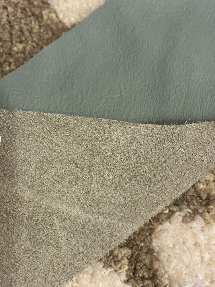 Genuine Light Blue Crafting Leather