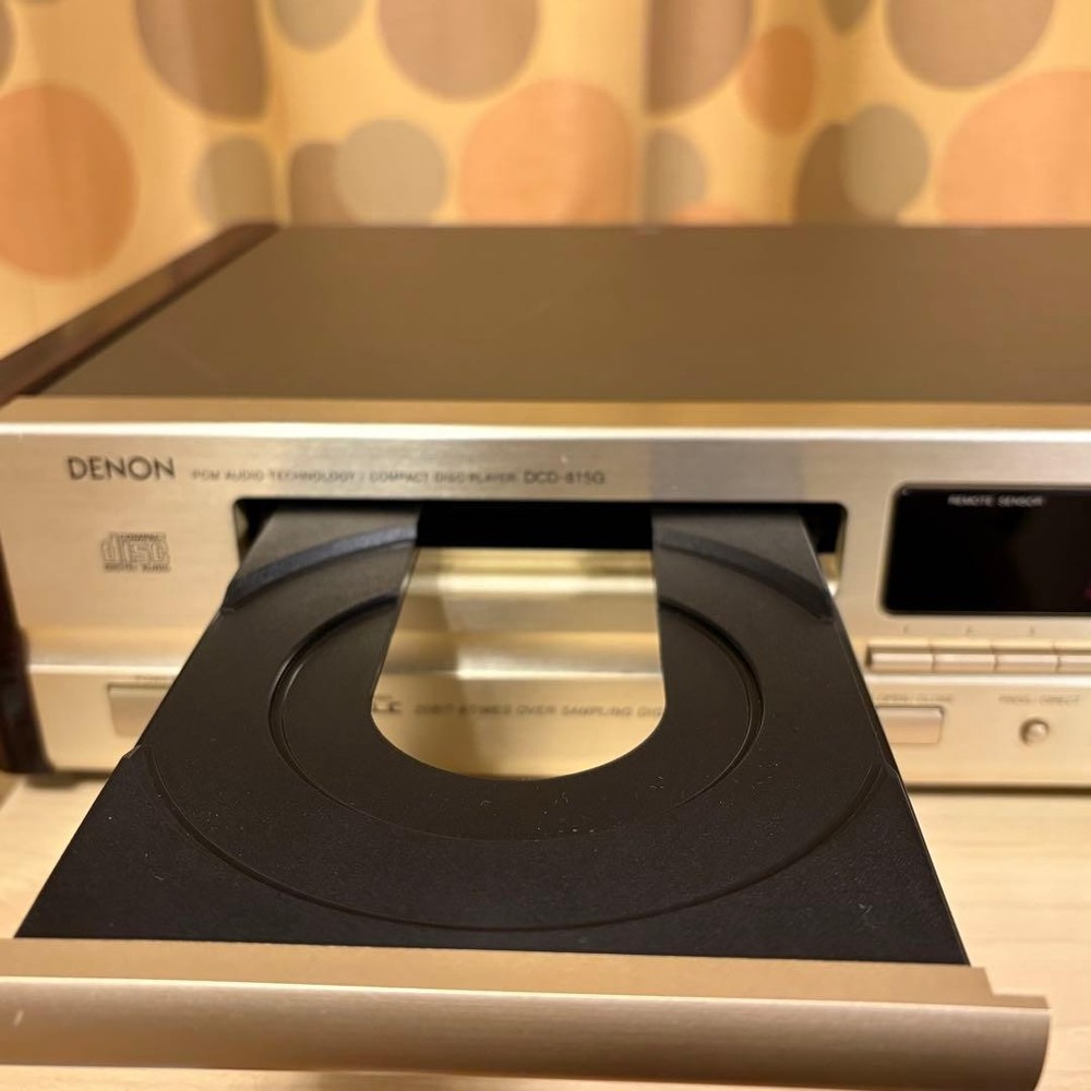 DENON DCD-815G Gold CD Player Hi-Fi Separate Audio Component Verified Working