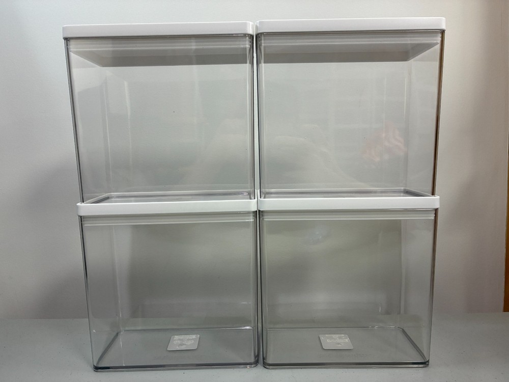 4x Brightroom Target Pokemon ETB Display Case Stackable Storage Box 8x4x8