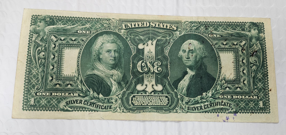 1896 1 Dollar Silver Certificate Educational Note AA421