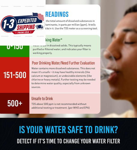 Water Tester for Drinking Water- TDS Meter Basic