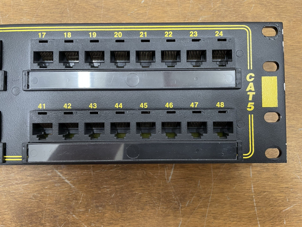 Ortronics OR-851044791 Category 5 48-Port Patch Panel Rack