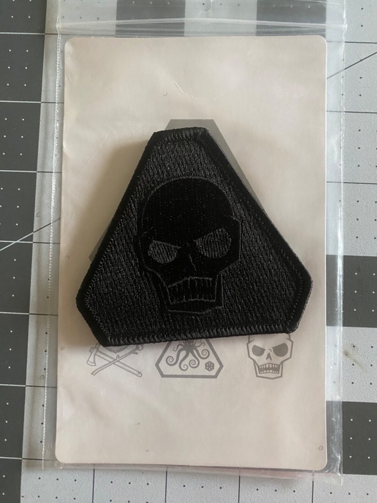 PDW Memento Mori blacked out patch
