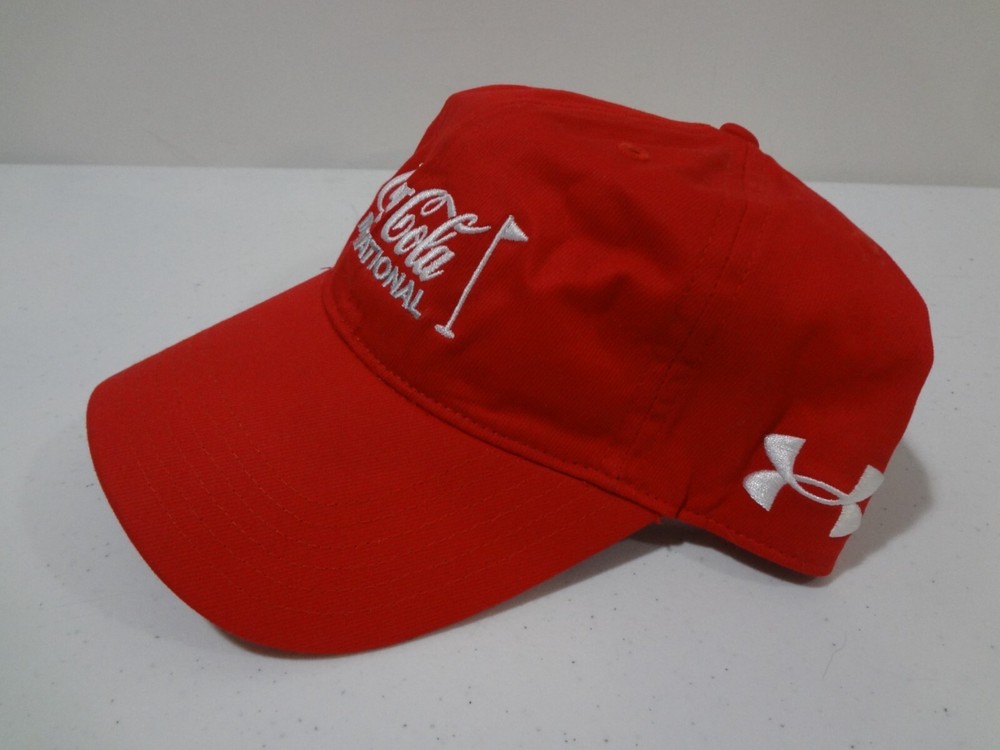 Coca-Cola Invitational Strapback Golf Hat Men's Adjustable Cap Under Armour
